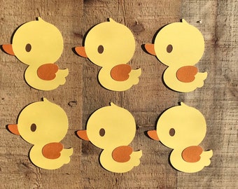 Rubber Ducky Paper Die Cuts