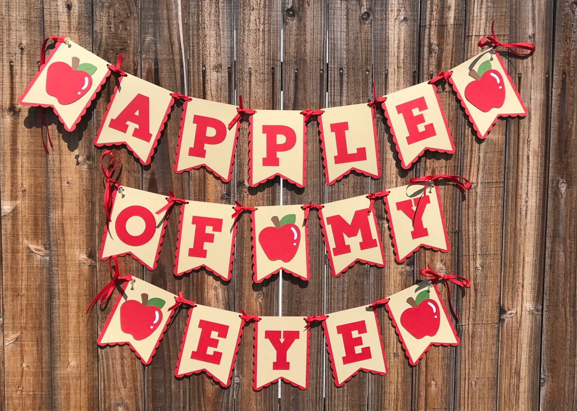 Apple Banner Etsy