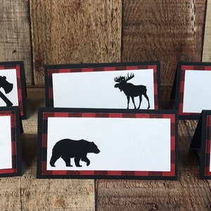 Lumberjack Food Cards