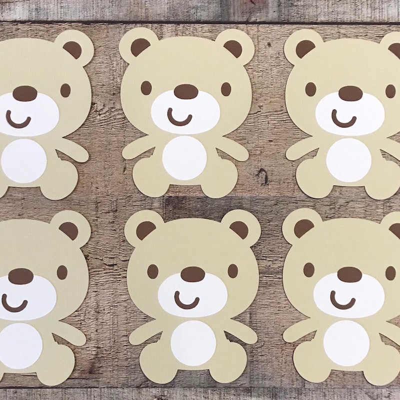 Teddy Bear Cutouts Etsy