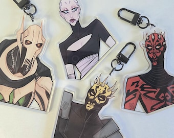 SW:TCW Fanart Charms | Acrylic Keychain Charms