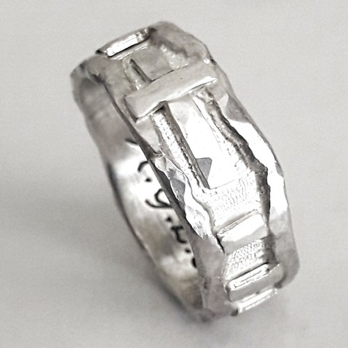 Rosary Ring Silver - Etsy