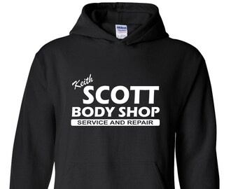 Keith Scott Body Shop One Tree Hill Basic Cotton Hoodie
