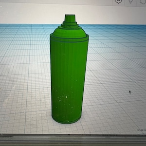 STL File- Dollhouse Miniature Spray Paint Bottle