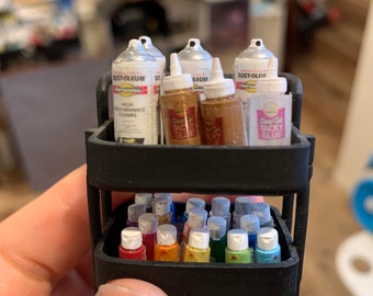 STL File- Art Cart Accessories