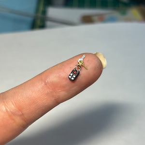 Keys and Key Fob Dollhouse Miniatures 1/12 Scale