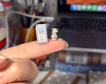 Miniatyr Yoda gångjärnslåda