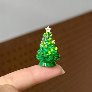 Dollhouse Miniature Christmas Tree Lamp A