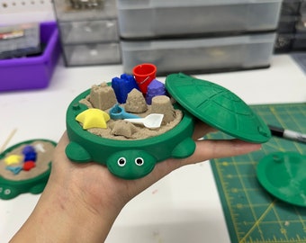Miniature Turtle Sandbox