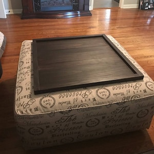 Square Ottoman Tray / Topper / Table Top image 3