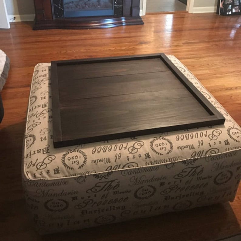 Square Ottoman Tray / Topper / Table Top image 3