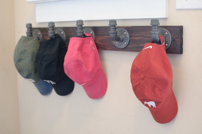 Handmade Pipe Coat/Hat Rack image 1