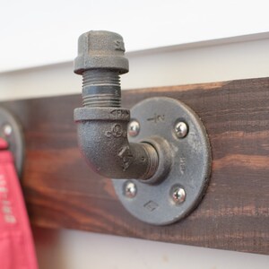 Handmade Pipe Coat/Hat Rack image 2