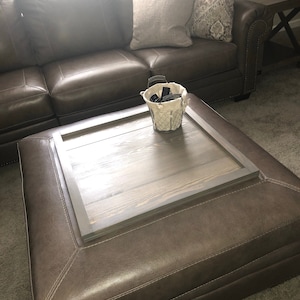 Square Ottoman Tray / Topper / Table Top image 4
