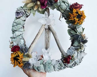Sage peace wreath