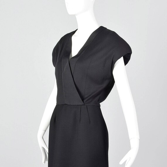 Small Geoffrey Beene Black Pencil Dress Simple Vi… - image 4