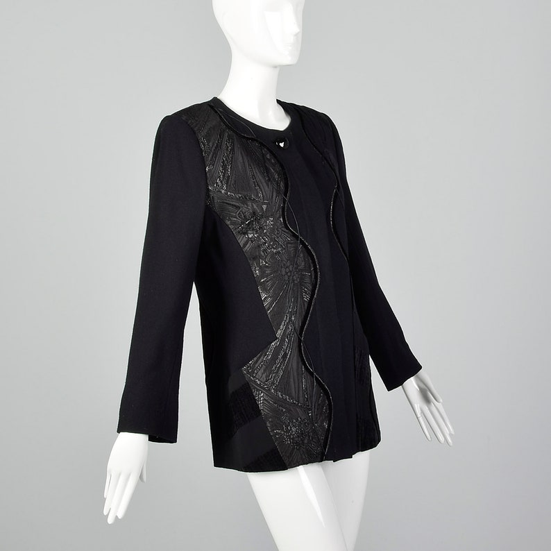 Small Koos Van Den Akker 1990s Blazer Vintage Fabric Collage Etsy