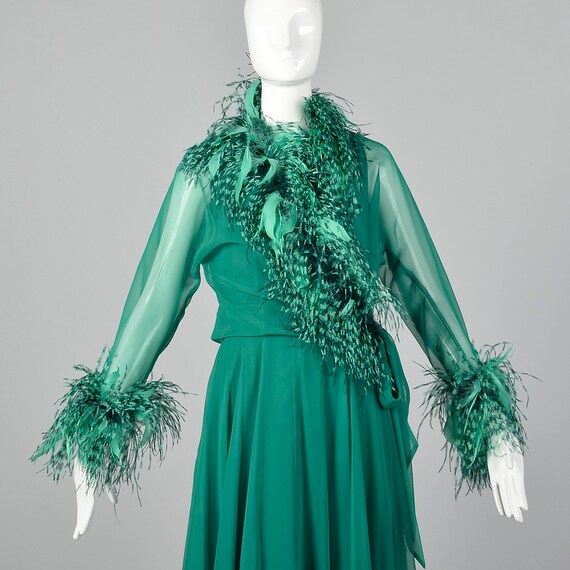 Medium Adele Simpson Elizabeth Arden 1970s Gown V… - image 5