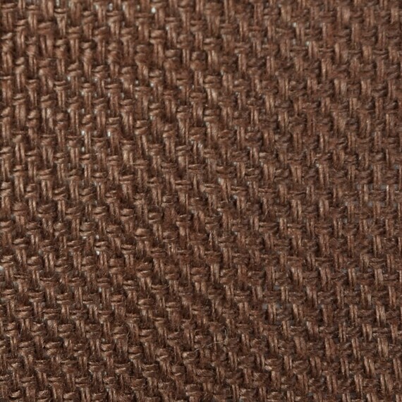 Medium 1990s Brown Linen Skirt Button Front Casua… - image 9