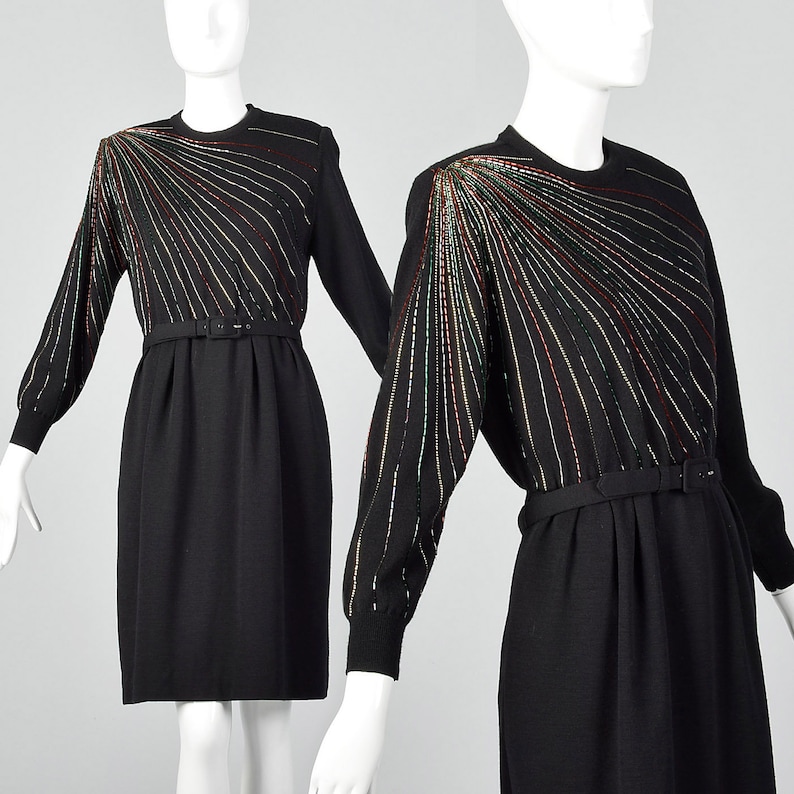 Beaded Sweater Dress