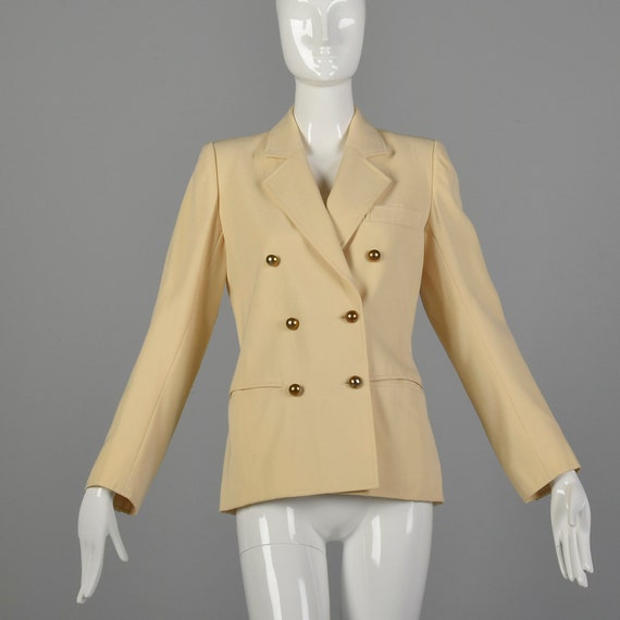 Small Yves Saint Laurent Rive Gauche Cream Jacket 1960s Wool - Etsy