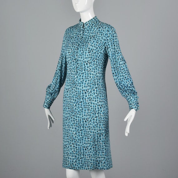 Medium Couture Boutique 1960s Dress 60s Wool Knit… - image 2