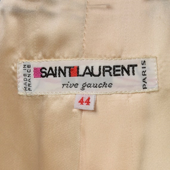 Medium Yves Saint Laurent Rive Gauche Jacket 1970… - image 10