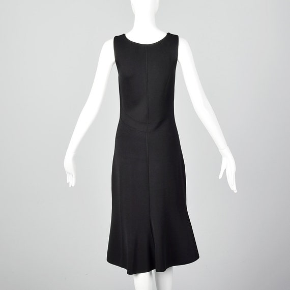 Small Giorgio Armani Black Knit Dress Stretch Dec… - image 4