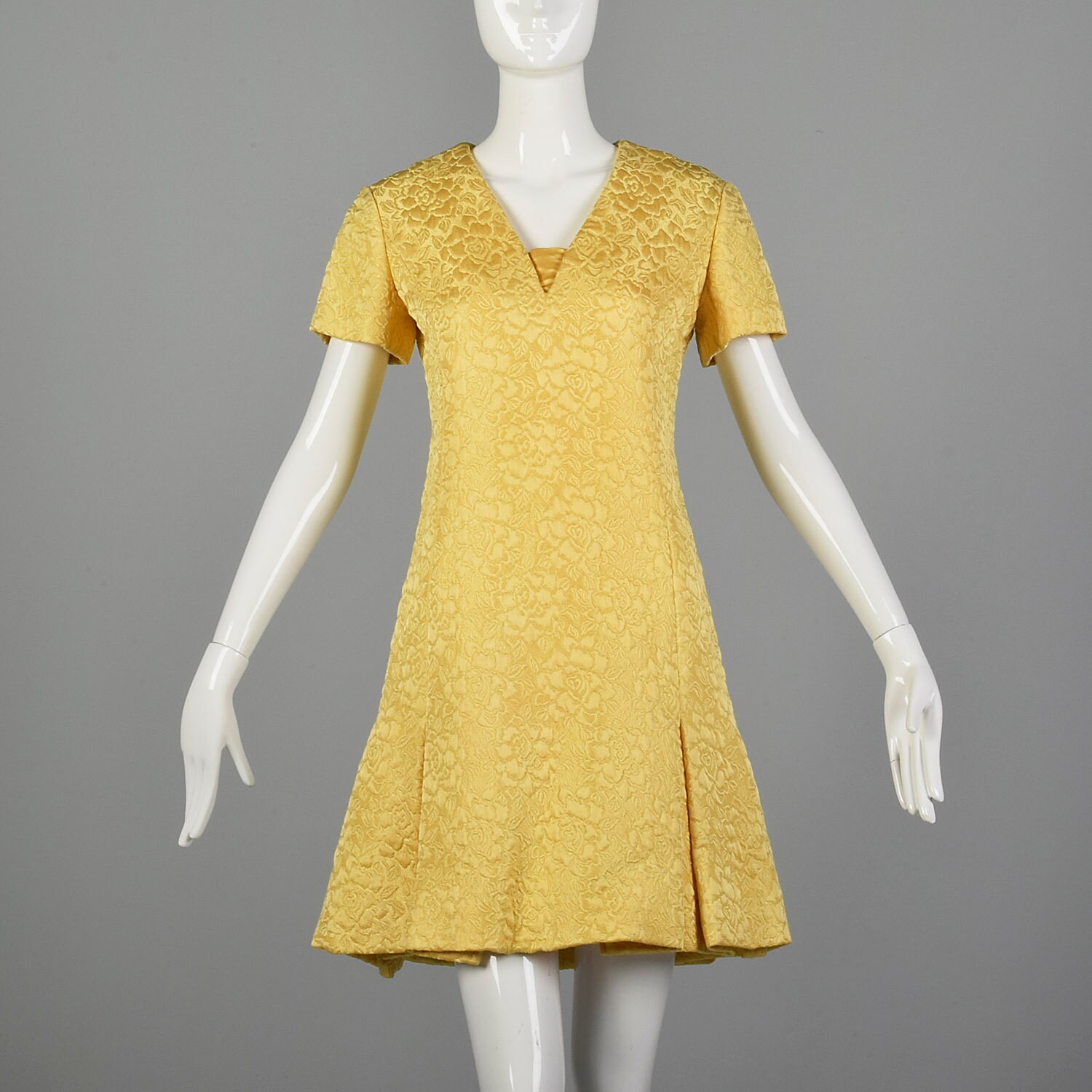 60s yellow dress