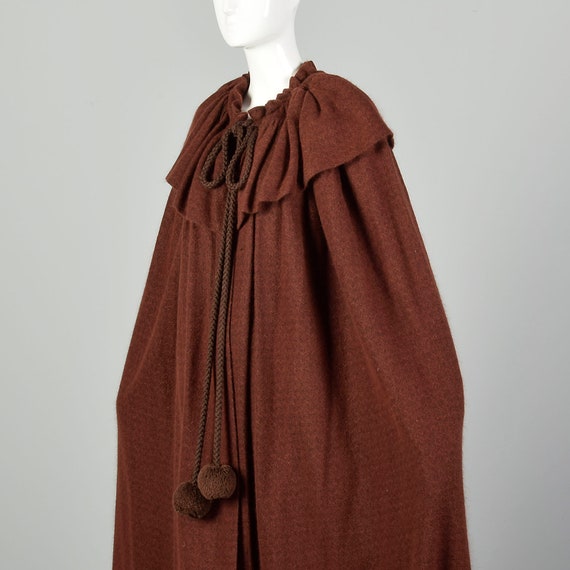 1970s Yves Saint Laurent Rive Gauche Cape Cashmer… - image 7