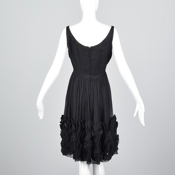 Medium Mollie Parnis 1950s Little Black Dress 50 … - image 3