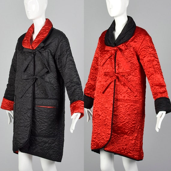 Medium 1980s Sonia Rykiel Reversible Quilted Coat… - image 3