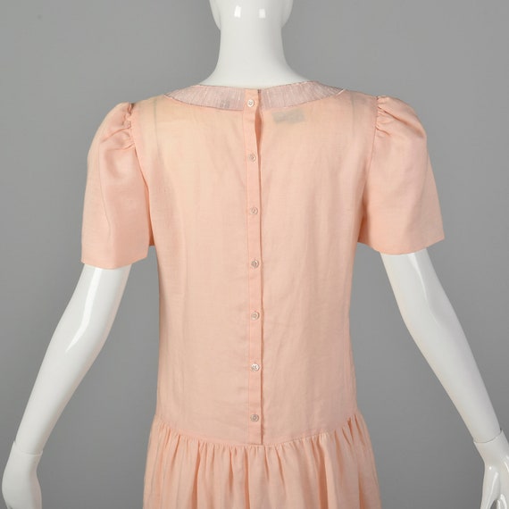 Small Albert Nipon 1980s Linen Dress - image 6