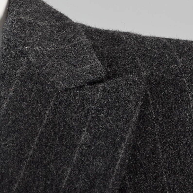 Small Max Mara Skirt Suit Angora Wool Gray Skirt Suit Jacket - Etsy