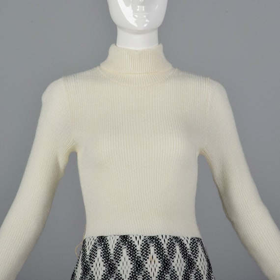 XS 1970s Dress Mollie Parnis Boutique Long Sleeve… - image 7