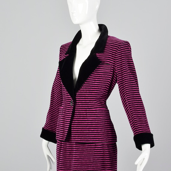 Yves Saint Laurent Rive Gauche Skirt Suit Corduro… - image 5