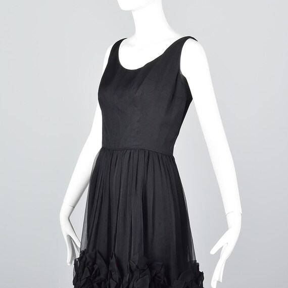 Medium Mollie Parnis 1950s Little Black Dress 50 … - image 7