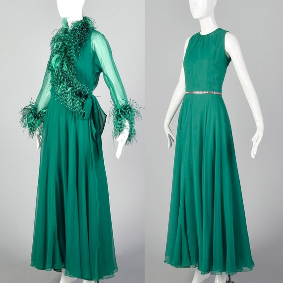 Medium Adele Simpson Elizabeth Arden 1970s Gown V… - image 2