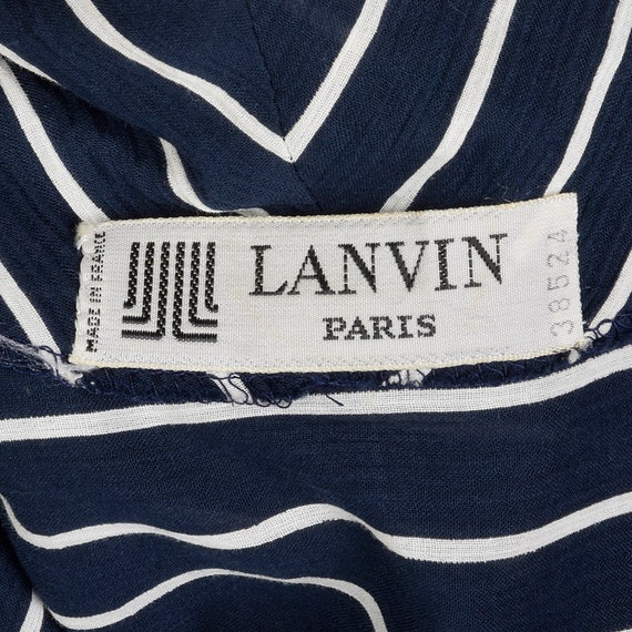 Large Lanvin 1970s Dress  Vintage Summer Day Dres… - image 10