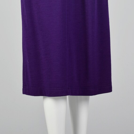 Small Oscar de la Renta Two Piece Set Purple Knit… - image 9