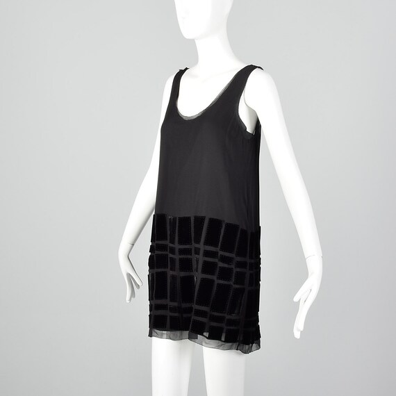 Small Vera Wang Tank Top Mini Dress Sleeveless Bl… - image 3