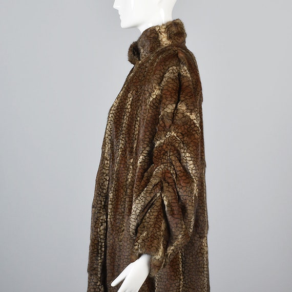 Incredibly Rare Vintage Fendi Mink Fur Swing Coat Jacket