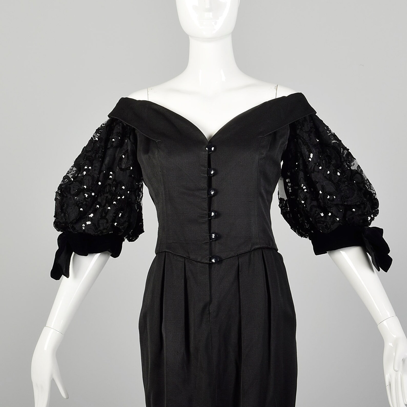 Medium 1980s Belleville Sassoon Dress off Shoulder Party Dress Etsy