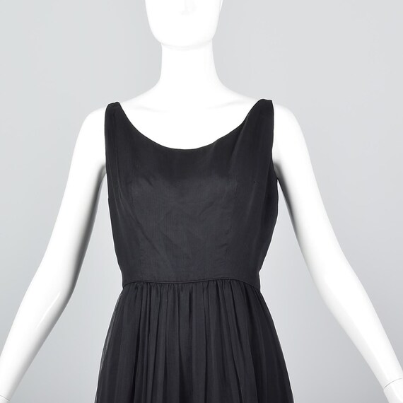 Medium Mollie Parnis 1950s Little Black Dress 50 … - image 6