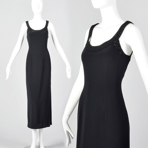 oleg cassini black dress