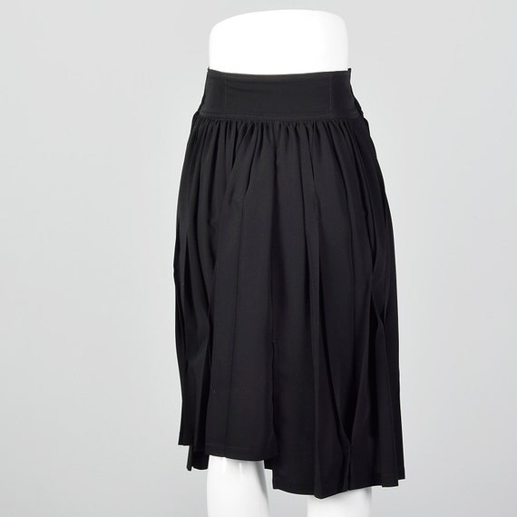 Small Asymmetric Pleated Skirt Decorative Pleatin… - image 5