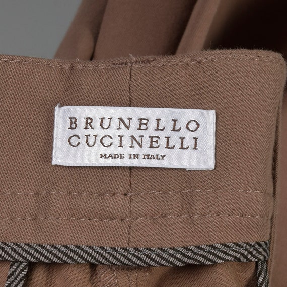 Small Brunello Cucinelli Capri Pants Pleated Tape… - image 8