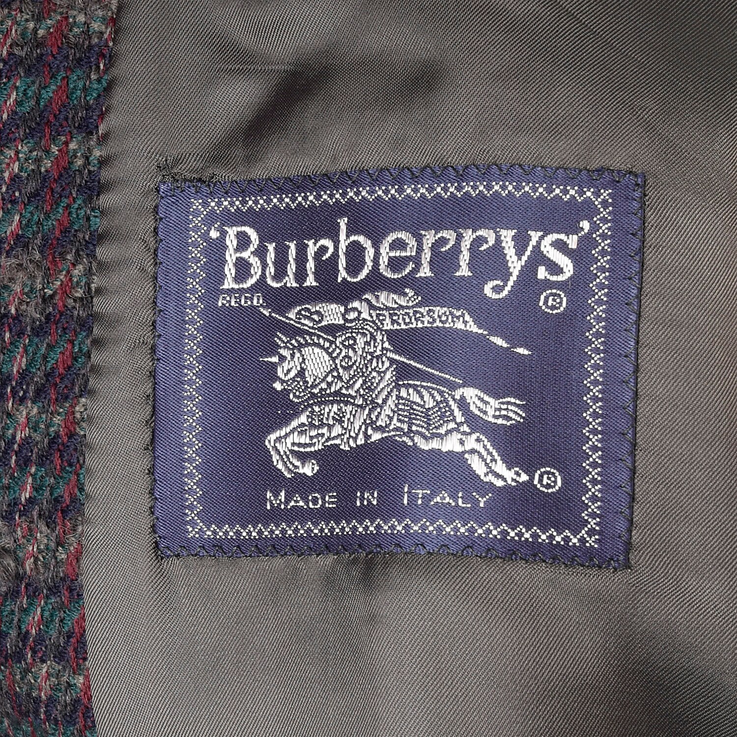 Large Burberrys 1990s Tweed Blazer Vintage Menswear Style - Etsy