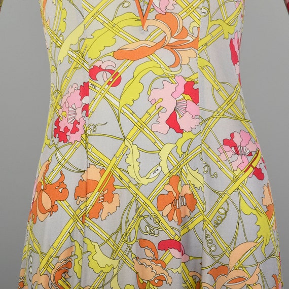 XXS 1960s Emilio Pucci Dress Signature Print Long… - image 8