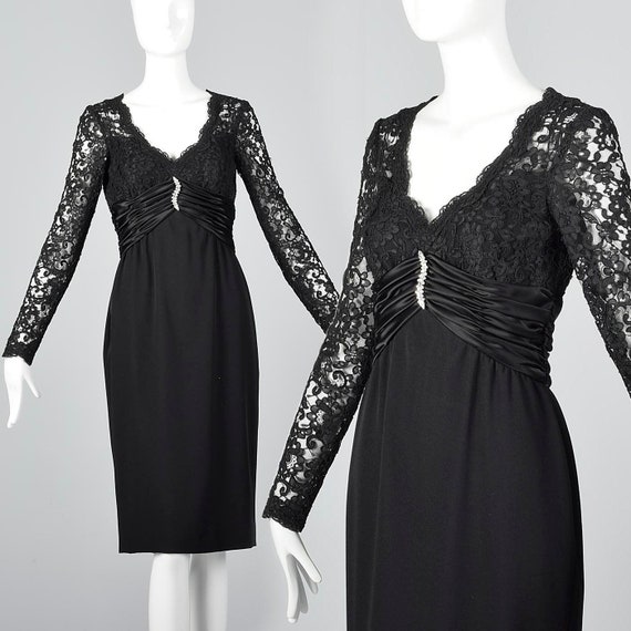 Lace long sleeve top midi pencil dress